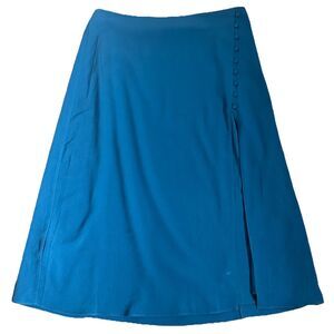 Abercrombie & Fitch High Split Skirt Buttons Size L Urban Chic, Elevated Casual